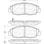 Stoptech 308.15780 Street Brake Pads - Front