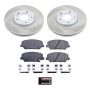 PowerStop SC6306 Semi-Coated Rotor and Low-Dust Ceramic Brake Pad Kit