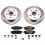 PowerStop KOE8333 OE Stock Replacement Low-Dust Ceramic Brake Pad and Rotor Kit