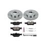 PowerStop KOE867 OE Stock Replacement Low-Dust Ceramic Brake Pad and Rotor Kit