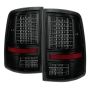 SPYDER 9034831 Xtune Dodge Ram 1500 09-14 LED Tail Lights Incandescent Model Black Smoke ALT-JH-DR09-LED-G2-BSM