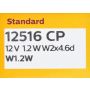 Philips 12516CP Philips Standard Minature 12516 Pack of 10