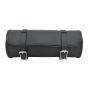 Willie & Max 8067 Universal Round Leather Tool Bag (12 in L x 4.5 in H) - Black