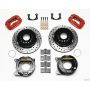 Wilwood 140-13511-DR Forged Dynalite P/S Park Brake Kit Drilled Red BOP Axle 2.75in Bearing 2.75 Offset