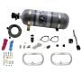 Nitrous Express 22200-12 DUAL NTERCOOLER RING SYSTEM (2 - 6 X 6 RINGS) WITH COMPOSITE BOTTLE