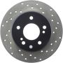Stoptech 128.35012L Drilled Sport Brake Rotor