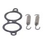 Vertex Pistons 823117 Vertex Gaskets 08-09 KTM XC 450 ATV Exhaust Gasket Kit