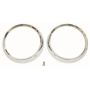 Omix Headlight Bezel Set Chrome 72-86 Jeep CJ Models