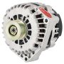 POWERMASTER PWM48516 200amp Alternator Ford 6G Style Natural Finish
