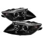 SPYDER 5029676 Projector Headlights - LED Halo - Black