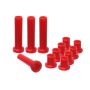 Energy Suspension 70.7008R Polaris RZR XP 900 Front A-Arn Bushings - Red