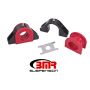 BMR Suspension SMK011 SMK011 - Sway Bar Mount, Billet Aluminum, 1.5 Inch Poly Bushing