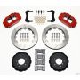 Wilwood 140-8797-R Narrow Superlite 6R Front Hat Kit 13.06in Red E36 BMW M3