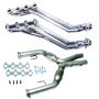 BBK 16413 05-10 Ford Mustang GT 1 5/8 Long Tube Headers w/High Flow Catted X-Pipe (Silver Ceramic)