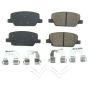 PowerStop 17-2199 PowerStop - Z17 Low-Dust Ceramic Brake Pads with Hardware
