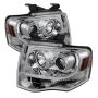 SPYDER 5079510 Projector Headlights - Light Tube DRL - Chrome