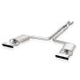 Stainless Works C49296EXH 1992-96 Corvette C4 LT1/LT4 2-1/2in Exhaust System X-Pipe Chambered Turbo Mufflers