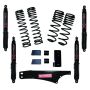 Skyjacker JK20BPBLT 2007-2018 Jeep Wrangler JK 2 Door 4WD Long Travel 2in-2.5in Lift Kit w/Black Max Shocks