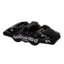 Wilwood 120-14004-BK Caliper-Aero4 - Black 1.12/1.12in Pistons 0.81in Disc