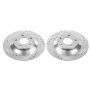 PowerStop JBR1595XPR PowerStop Evolution Performance Drilled, Slotted & Plated Brake Rotor Pair