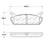 StopTech 91-96 Ford Escort / Mercury Tracer Street Select Rear Brake Pads
