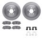 Dynamic Friction 6512-99157 Rotor Kit