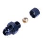 Derale 13044 5/16” Transmission Cooler Line to -6AN Male Black anodized Fitting