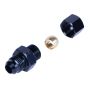 Derale 13045 3/8” Transmission Cooler Line to -6AN Male Black anodized Fitting