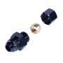 Derale 13046 1/2” Transmission Cooler Line to -8AN Male Black anodized Fitting