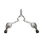 CORSA Performance 21270BLK Corsa 2024 rd MustangGT Conv Xtreme Cat-Back Ex.Sys 3.0in Dual Rear Ex w/4.5in Blk PVD ProSeries Tip