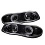 SPYDER 5009234 Projector Headlights - LED Halo - Black