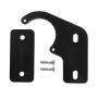 MBRP Exhaust 132032 Vacuum Pump Relocate Kit; Black Zinc Finish.