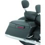 Mustang Motorcycle 79676 Mustang 08-21 Harley FL Touring Recessed Passenger Seat with Backrest - Black