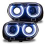 Oracle Lighting 1329-504 2015-2023 Dodge Challenger ColorSHIFT┬о RGB+W Headlight DRL Upgrade Kit