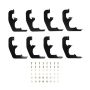 Westin 22-2255 2019 Chevrolet Silverado/Sierra 1500 Double/CC Premier Oval Nerf Step Bar Mount Kit - Black