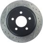 Stoptech 127.61046R Slotted & Drilled Sport Brake Rotor