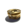 Ticon 903-75076-1001 Industries Tig Aesthetics 3in Universal Vband Heat Sink w/ Purge - Tellurium Copper