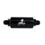 AEROMOTIVE AFS12385 10an Inline Fuel Filter 10 Micron 2in OD Black