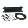 Derale 13411 10 Row Stack Plate Transmission Cooler Kit 90 Degree Swivel Fitting