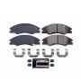 PowerStop Z23-1074 PowerStop - Z23 Daily Driver Carbon-Fiber Ceramic Brake Pads with Hardware Kit