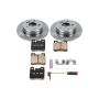 PowerStop KOE4949 OE Stock Replacement Low-Dust Ceramic Brake Pad and Rotor Kit