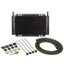 Derale 13502 13 Row Series 8000 Plate & Fin Transmission Cooler Kit, 11/32