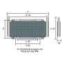 Derale 13503 19 Row Series 8000 Plate & Fin Transmission Cooler Kit, 11/32