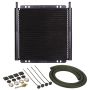 Derale 13504 24 Row Series 8000 Plate & Fin Transmission Cooler Kit, 11/32