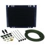 Derale 13523 19 Row Series 8000 Plate & Fin Transmission Cooler Kit, 1/2