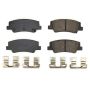 PowerStop 17-2299 PowerStop - Z17 Low-Dust Ceramic Brake Pads with Hardware