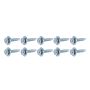 ALLSTAR PERFORMANCE ALL16555 Body Bolt 1-1/8in 10pk Silver