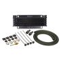 Derale 13611 5 Row Series 9000 Plate & Fin Transmission Cooler Kit, 1/2