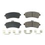 PowerStop 17-1681 PowerStop - Z17 Low-Dust Ceramic Brake Pads with Hardware