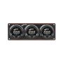 LONGACRE LON52-44662 Waterproof LED 3 Gauge Panel OP/WT/FP
